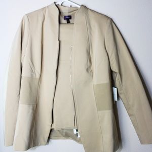 Tan Rafaella Sportswear Jacket and Pants